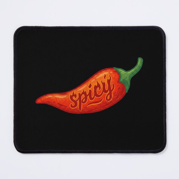 Item preview, "Spicy" - Red Chili Pepper Illustration designed and sold by Simple Graphics.