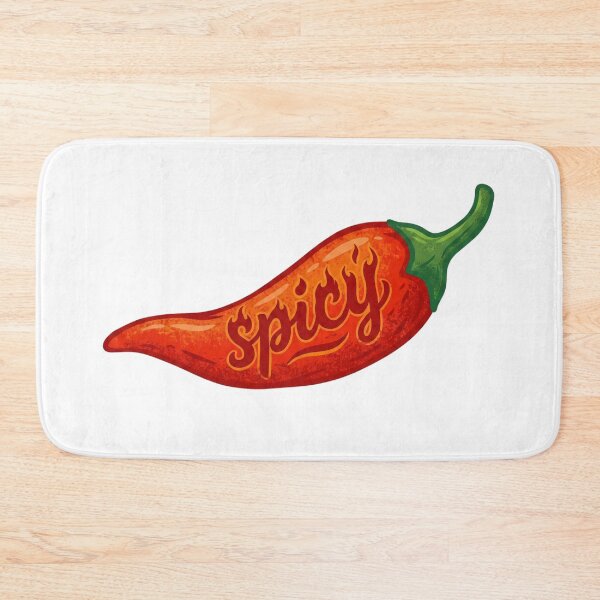 Item preview, "Spicy" - Red Chili Pepper Illustration designed and sold by Simple Graphics.