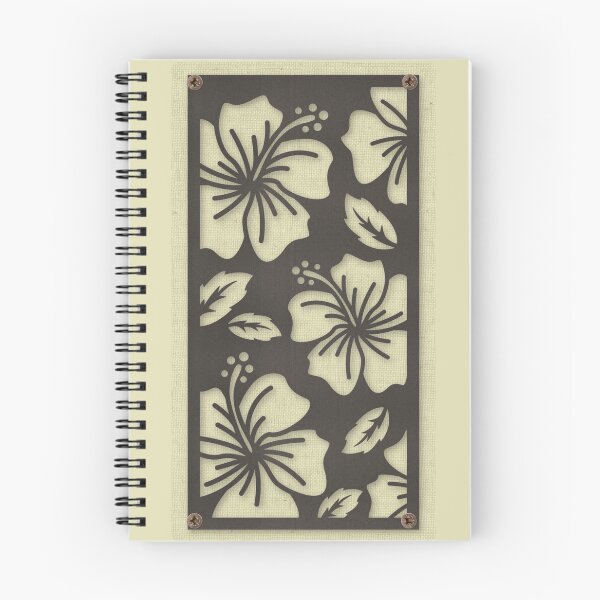 Item preview, Rustic Black Metallic Laser Cut Floral Pattern Linen  designed and sold by TackyTime.
