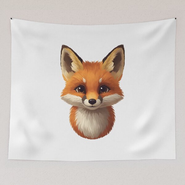 Item preview, Little Baby Fox Sticker designed and sold by Teewave-Ashish.