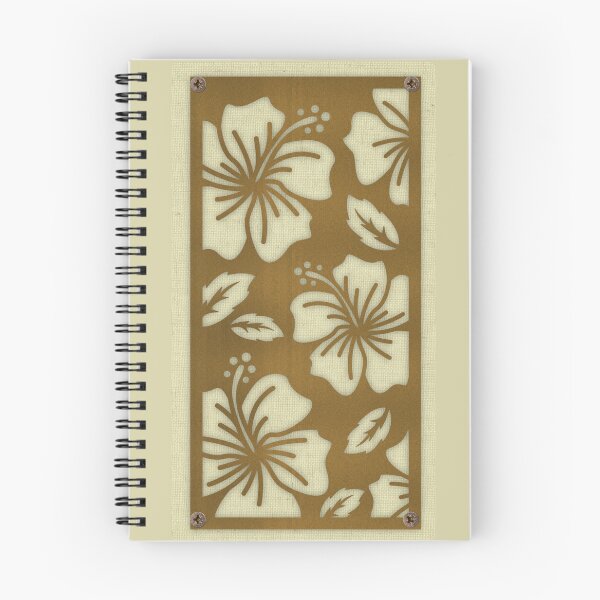 Item preview, Edgy Gold Metallic Laser Cut Floral Pattern Linen  designed and sold by TackyTime.