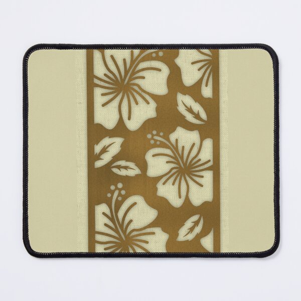 Item preview, Edgy Gold Metallic Laser Cut Floral Pattern Linen designed and sold by TackyTime.