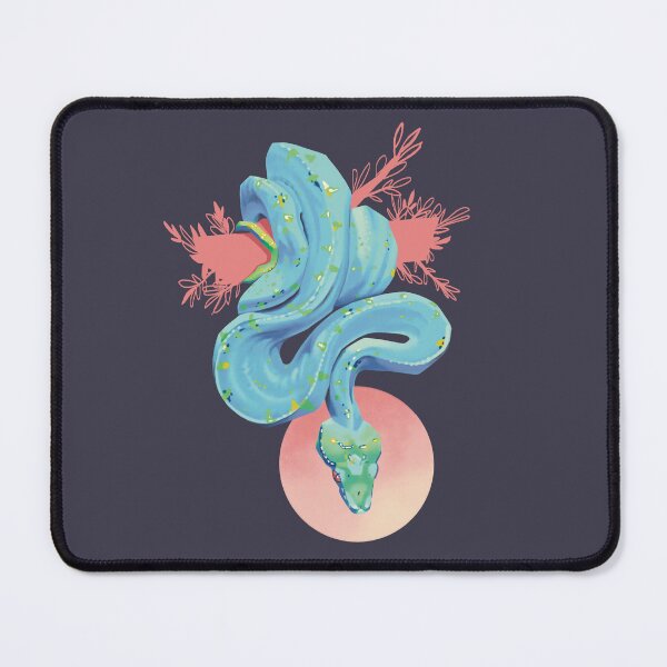 Item preview, Adult Green Tree Python Portrait - Morelia viridis  designed and sold by Beloved Come Forth.