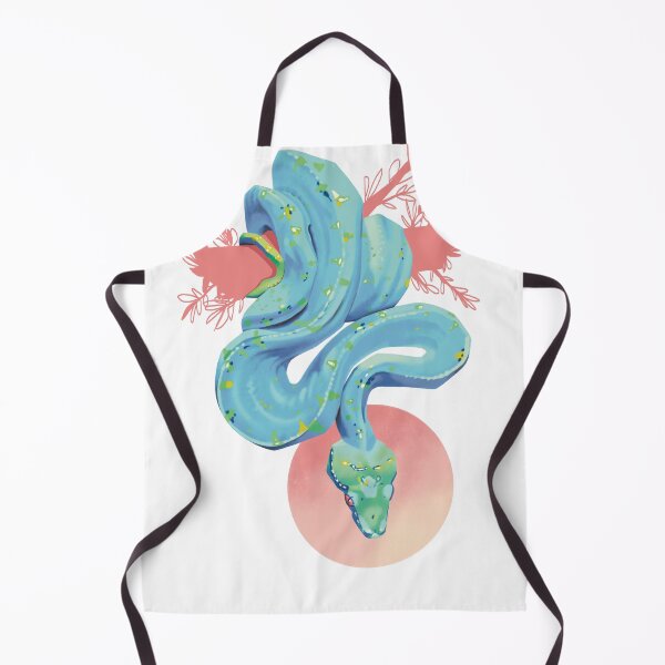 Item preview, Adult Green Tree Python Portrait - Morelia viridis  designed and sold by Beloved Come Forth.