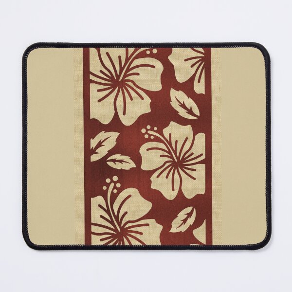 Item preview, Modern Red Metallic Laser Cut Floral Pattern Linen  designed and sold by TackyTime.