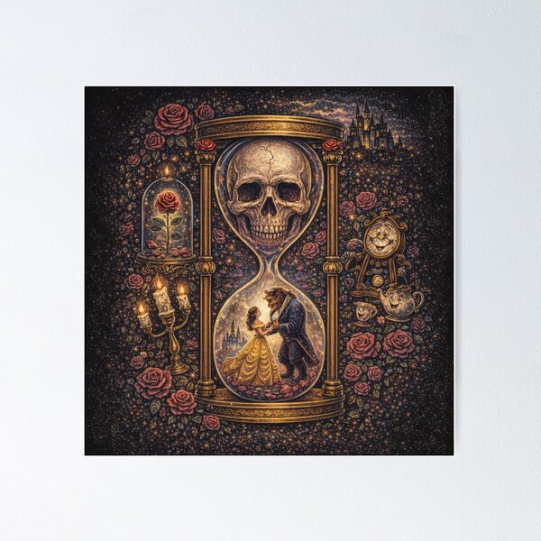 Item preview, Death hourglass Beauty and the Beast designed and sold by Bunnybarbell.