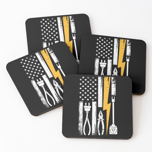 Item preview, Electrician Life USA | Patriotic Electrical Worker designed and sold by QuirkLabs.