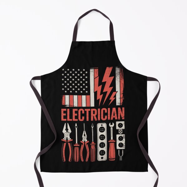 Item preview, Proud American Electrician | USA Flag Trade Worker designed and sold by QuirkLabs.