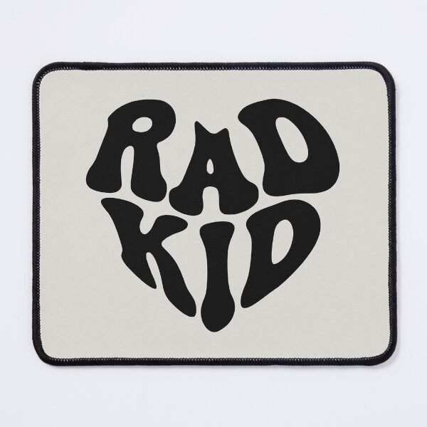 Item preview, Rad Kid Heart Retro Typography designed and sold by WAMTEES.