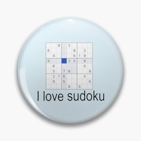 Item preview, I love Sudoku designed and sold by Broskibananarama.