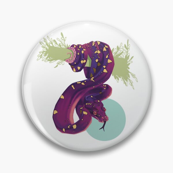 Item preview, Juvenile Green Tree Python - Snake Animal Portrait designed and sold by Beloved Come Forth.