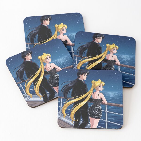Item preview, Usagi and Seiya on a Cruise designed and sold by Solace Sparkles.