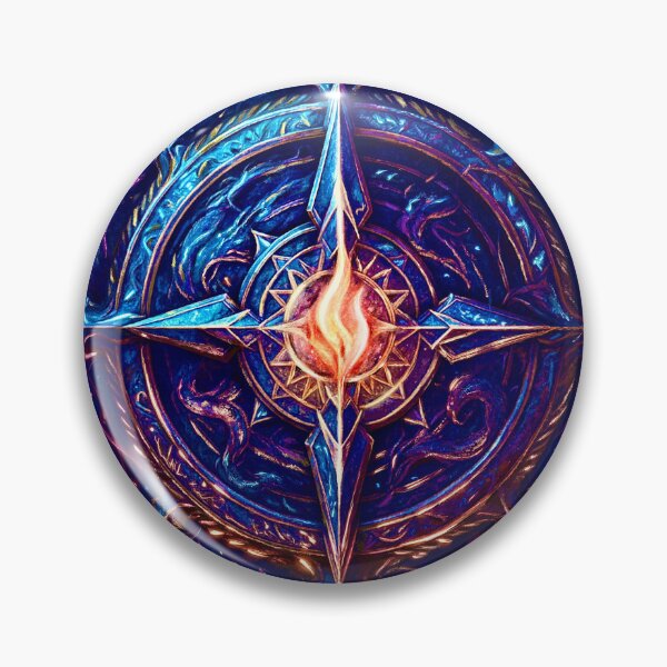 Item preview, Dragon of the Compass Flame designed and sold by 7dunicornlady.