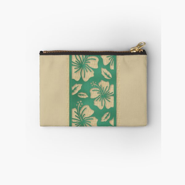 Item preview, Trendy Teal Metallic Laser Cut Floral Pattern Linen  designed and sold by TackyTime.