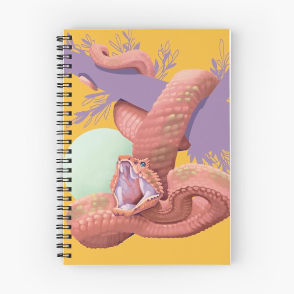Item preview, Eyelash Viper - Snake Art Retro Vibe designed and sold by Coral the Artisan.