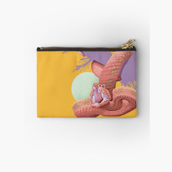 Item preview, Eyelash Viper - Snake Art Retro Vibe designed and sold by Coral the Artisan.