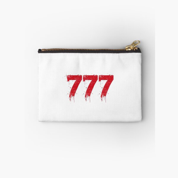 Item preview, 777 Angel Number - Red Dripping Graffiti Aesthetic designed and sold by birleşik zevkler.
