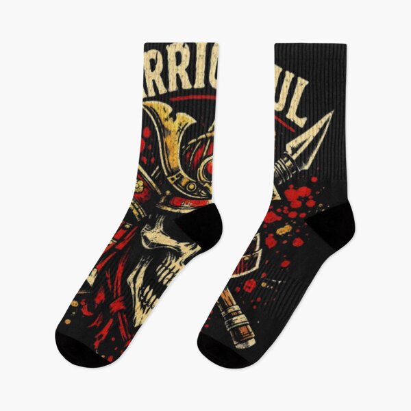 Item preview, Warrior Soul Samurai Skull T Shirt Design designed and sold by wanado.