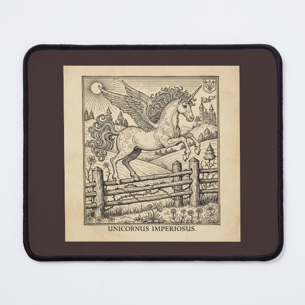 Item preview, Hunt of the Unicorn: Unicornus Imperiosus Medieval Woodcut designed and sold by SHK-Designs.