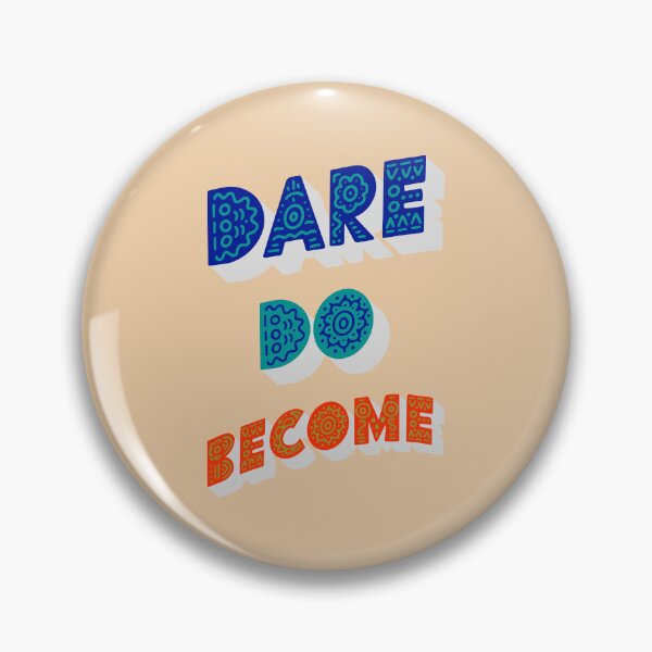 Item preview, Dare Do Become – Bold Retro Motivational Lettering designed and sold by buglevel.