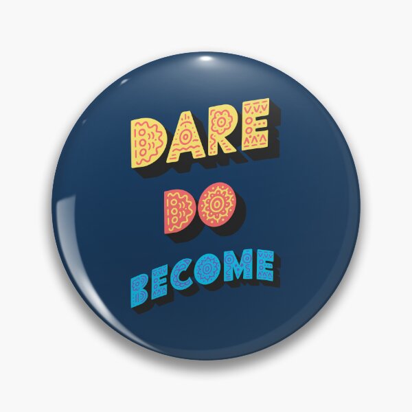 Item preview, Dare Do Become Retro Motivational Typography designed and sold by buglevel.