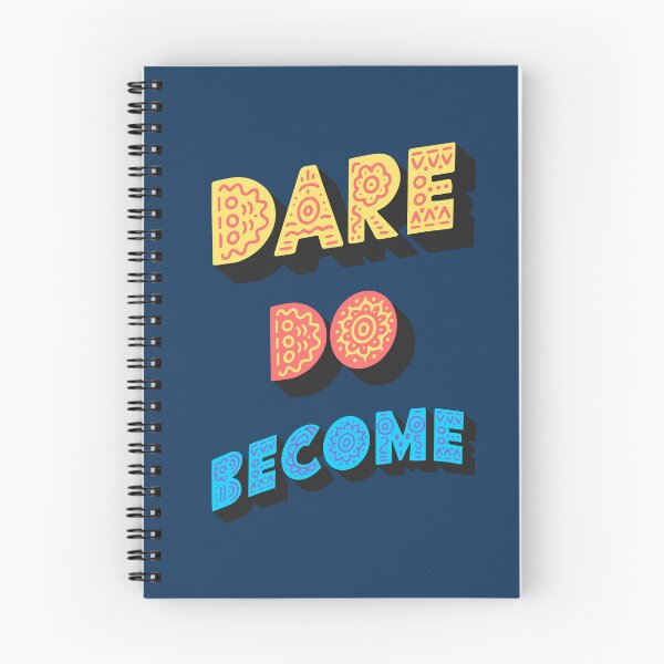 Item preview, Dare Do Become Retro Motivational Typography designed and sold by buglevel.