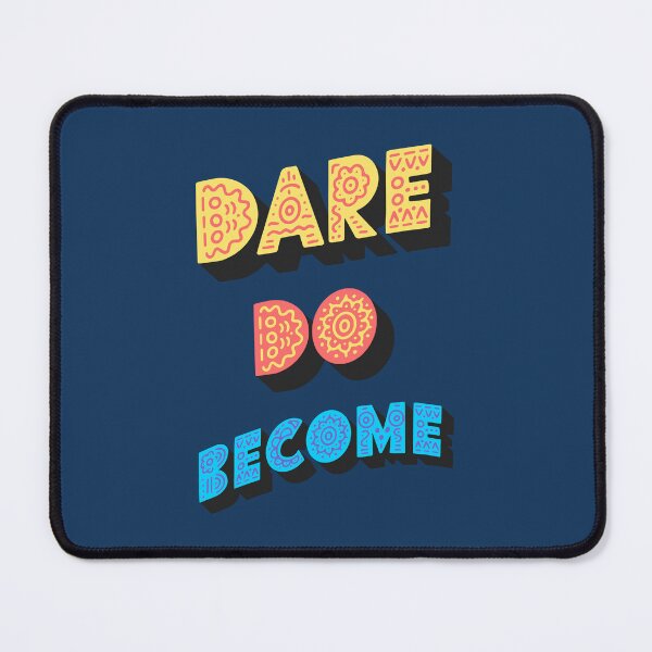 Item preview, Dare Do Become Retro Motivational Typography designed and sold by buglevel.