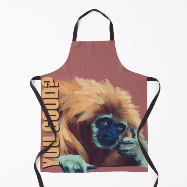 Item preview, You Good Gibbon? Thumbs up. Animal Portrait designed and sold by Beloved Come Forth.