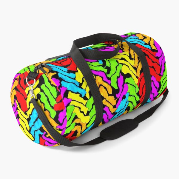 Item preview, Hand-carved herringbone, multicolor on black designed and sold by mntimg.