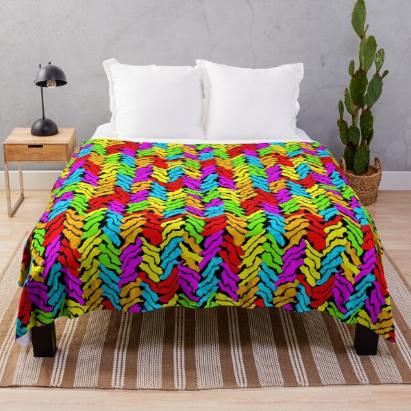Item preview, Hand-carved herringbone, multicolor on black designed and sold by mntimg.