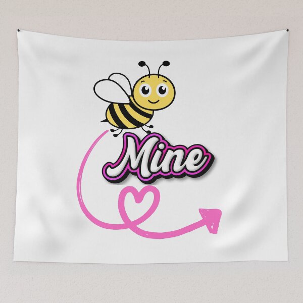 Item preview, Bee Mine - Valentines Day designed and sold by ParkandPress.