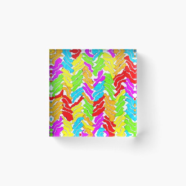 Item preview, Hand-carved herringbone, multicolor designed and sold by mntimg.
