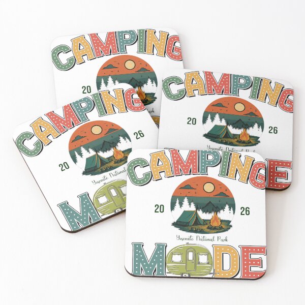 Item preview, Camping Mode Yosemite National Park – Retro Camping Sweatshirt Design designed and sold by Raygunes.