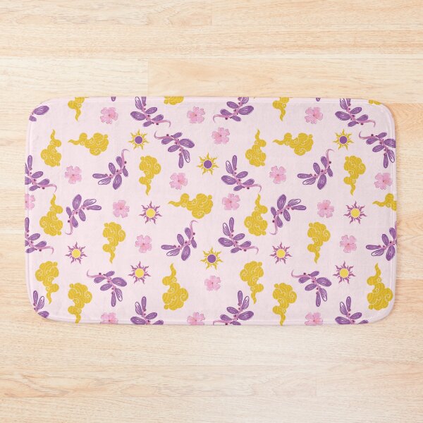 Item preview, Whimsical Fairytale Pastel Pattern with Flowers, Suns & Golden Swirls designed and sold by Nanobloom.