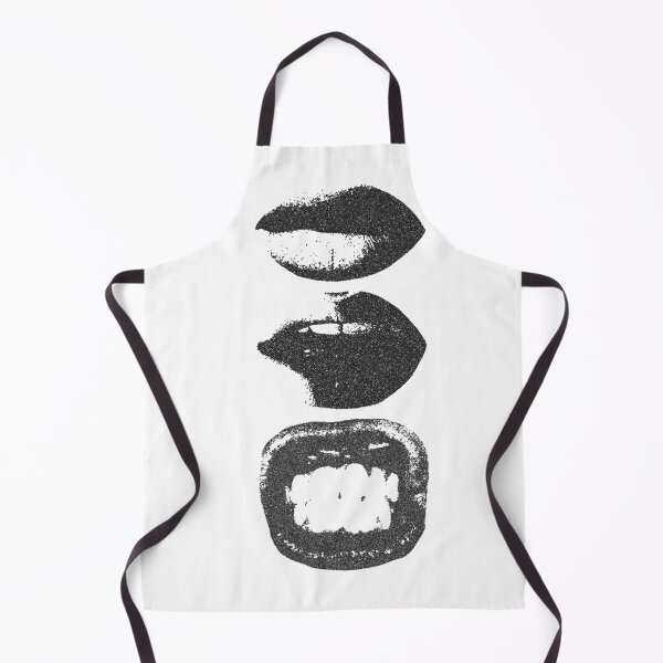 Item preview, Grunge Lips Trio - Grainy Black and White Mouth Art designed and sold by birleşik zevkler.
