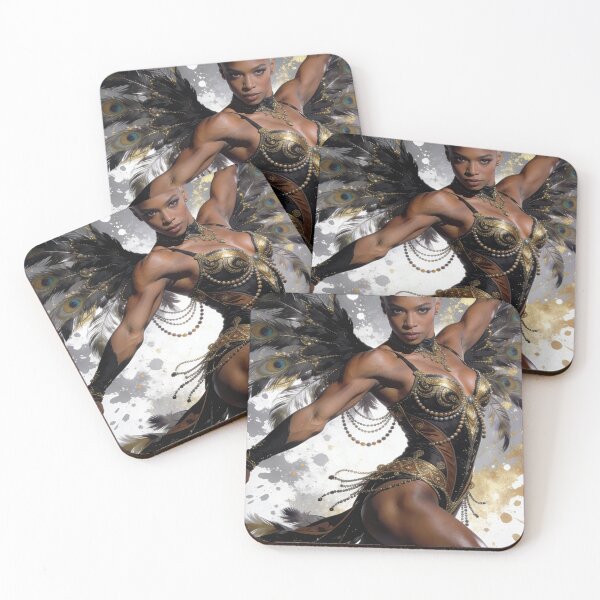 Item preview, Female burlesque performer designed and sold by Andy Gambino Art.