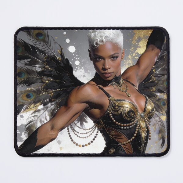 Item preview, Female burlesque performer designed and sold by Andy Gambino Art.