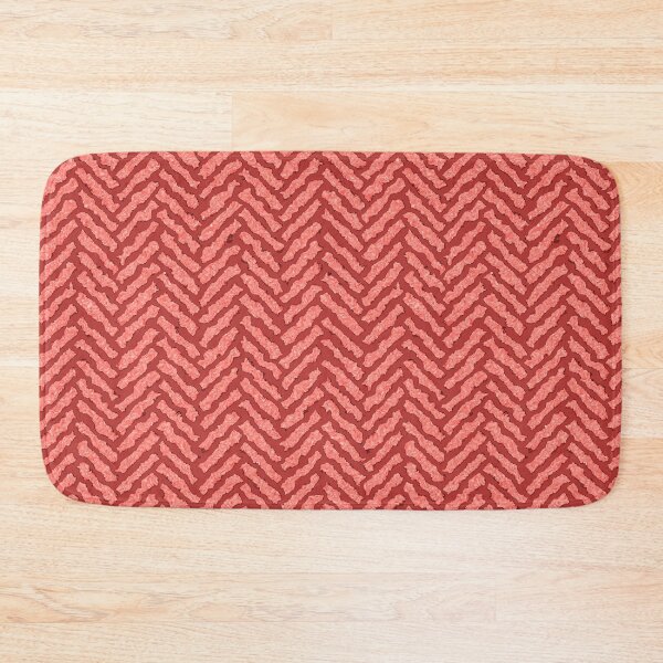 Item preview, Hand-carved herringbone, red designed and sold by mntimg.