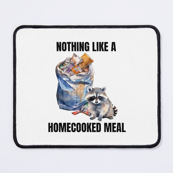 Item preview, Funny Raccoon Homecooked Meal Hungry Cute Trash Panda Dinner Feast designed and sold by DogLover332.