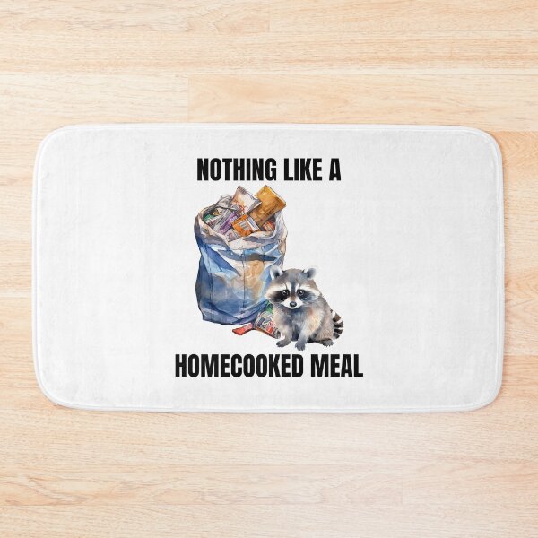 Item preview, Funny Raccoon Homecooked Meal Hungry Cute Trash Panda Dinner Feast designed and sold by DogLover332.