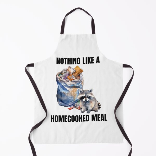 Item preview, Funny Raccoon Homecooked Meal Hungry Cute Trash Panda Dinner Feast designed and sold by DogLover332.