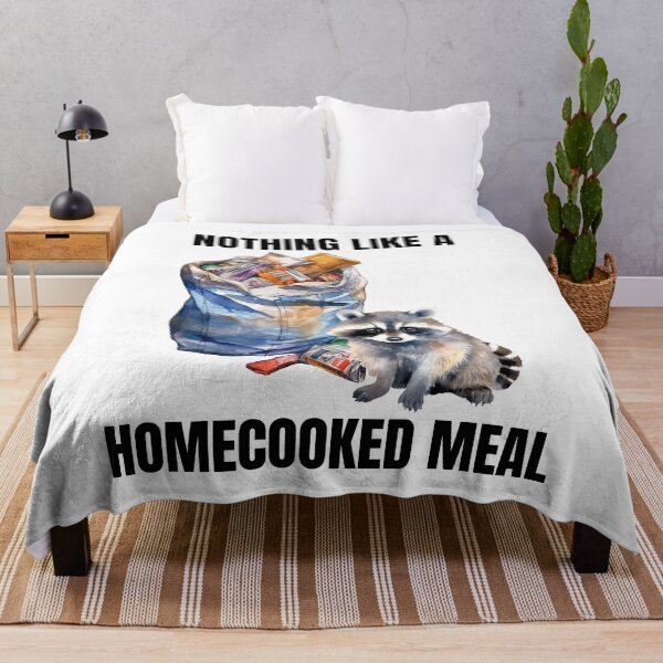 Item preview, Funny Raccoon Homecooked Meal Hungry Cute Trash Panda Dinner Feast designed and sold by DogLover332.