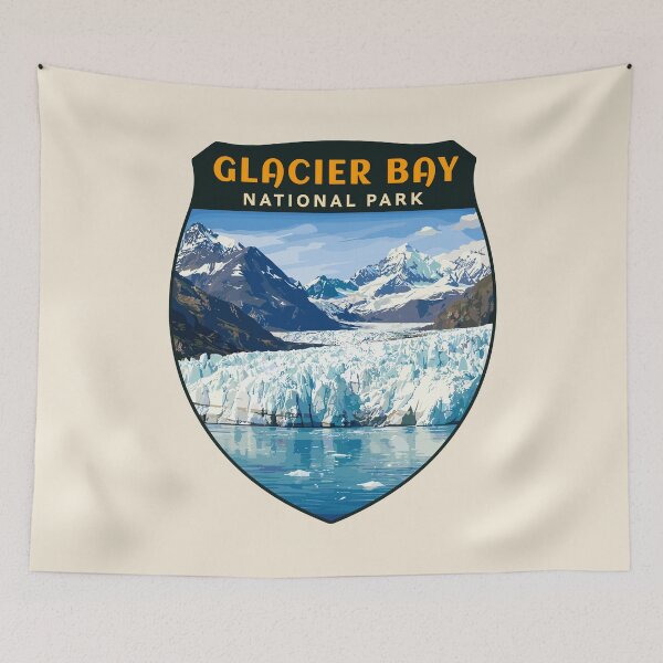 Item preview, Glacier Bay National Park Alaska Sticker designed and sold by Gideon Emmerich.