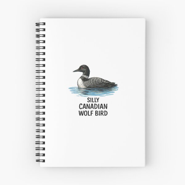 Item preview, Stupid Canadian Wolf Bird Loon Quote  designed and sold by girlpilled.