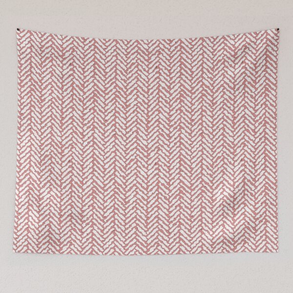 Item preview, Hand-carved herringbone, pink designed and sold by mntimg.