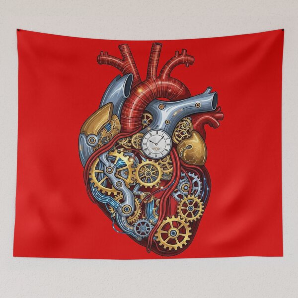 Item preview, Vintage Clockwork Mechanical Heart - Steampunk Anatomy designed and sold by Mr-wow.