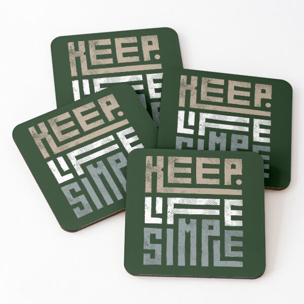 Item preview, Keep Life Simple - Vintage Typography Motivation Quote designed and sold by birleşik zevkler.