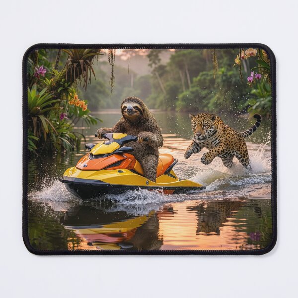 Item preview, Sloth Gives Leopard the Slip designed and sold by Tridentulus.