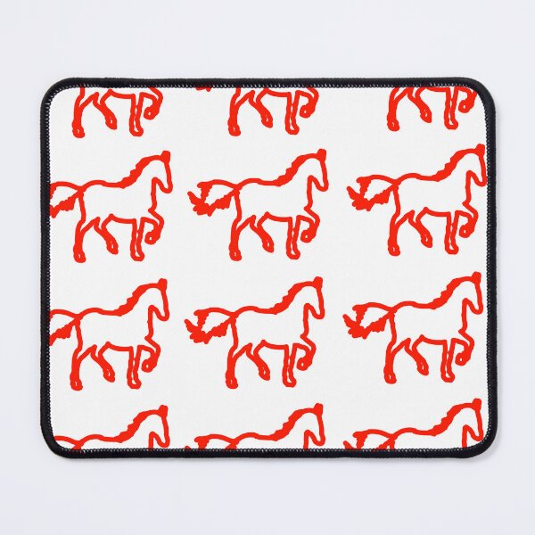 Item preview, Red Horse Outline Zodiac designed and sold by Theo86.