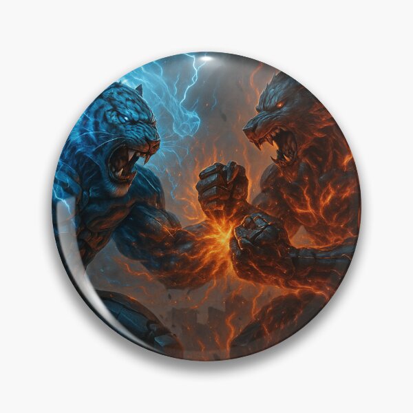 Item preview, Clash of beasts designed and sold by fantasyai3.